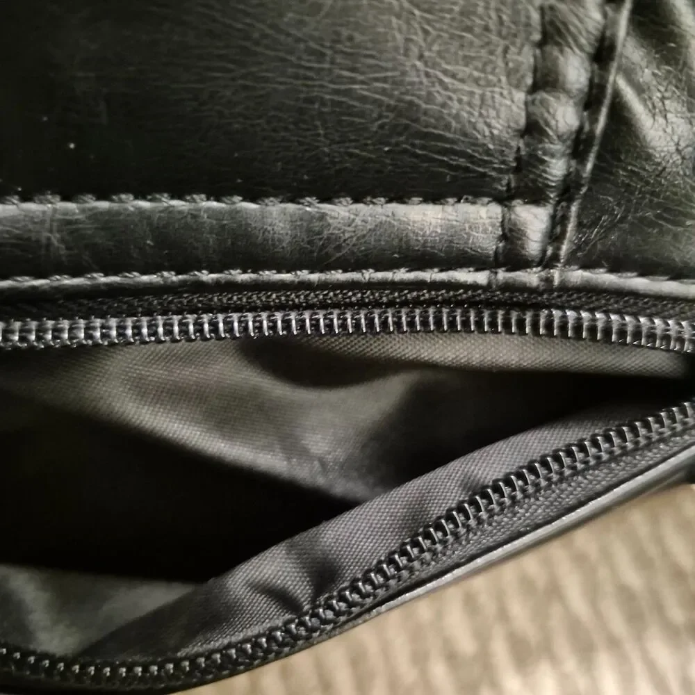 Y2K Purse Shoulder Bags for Women with Rivets Punk Style Goth Balck